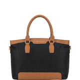 Borsa a Spalla in Pvc Nero