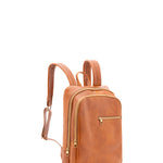 Zaino in vera pelle unisex 100% cotone 4316-MIELE Alessia Firenze