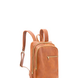 Zaino in vera pelle unisex 100% cotone 4316-MIELE Alessia Firenze