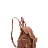 Zaino in vera pelle unisex Made in Italy 4030-MARRONE Alessia Firenze