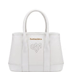 Borsa a Spalla in Pvc Bianco