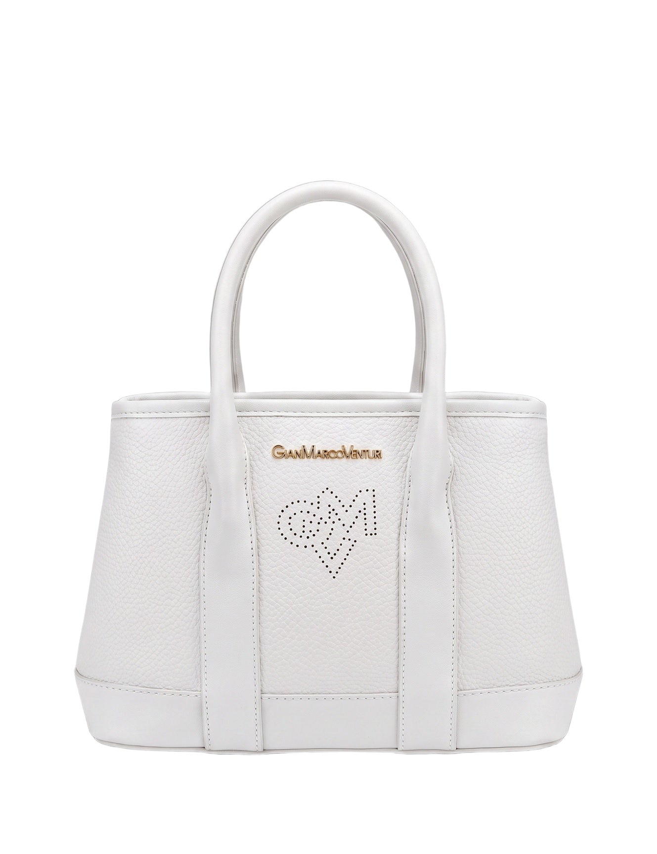 Borsa a Spalla in Pvc Bianco