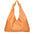 Borsa a spalla da donna 100% vera pelle 07156-D44 CUOIO Viola Castellani