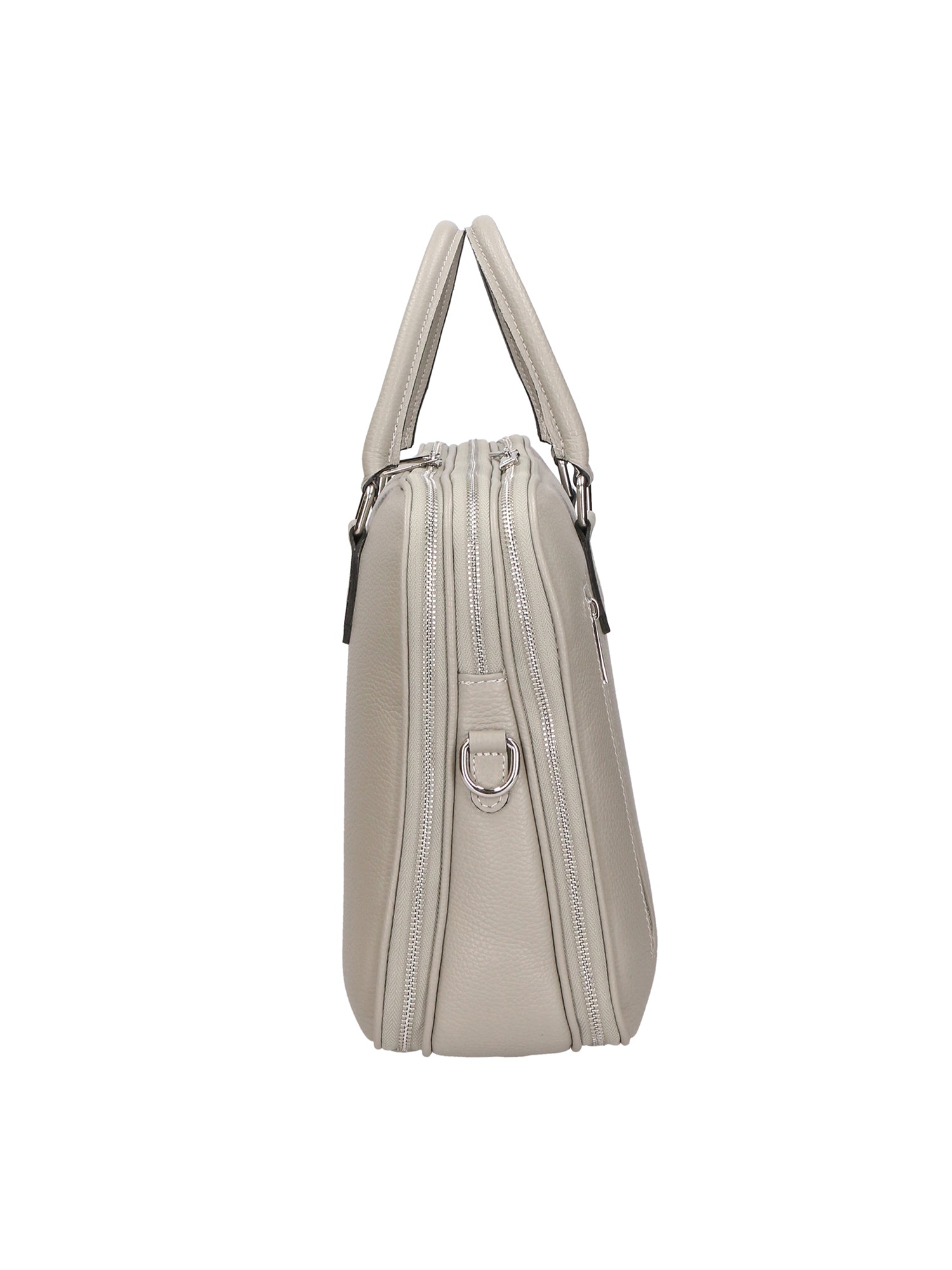 Grazia Borsa a spalla da donna Vera pelle 05930-D286 CEMENTO Gave Lux