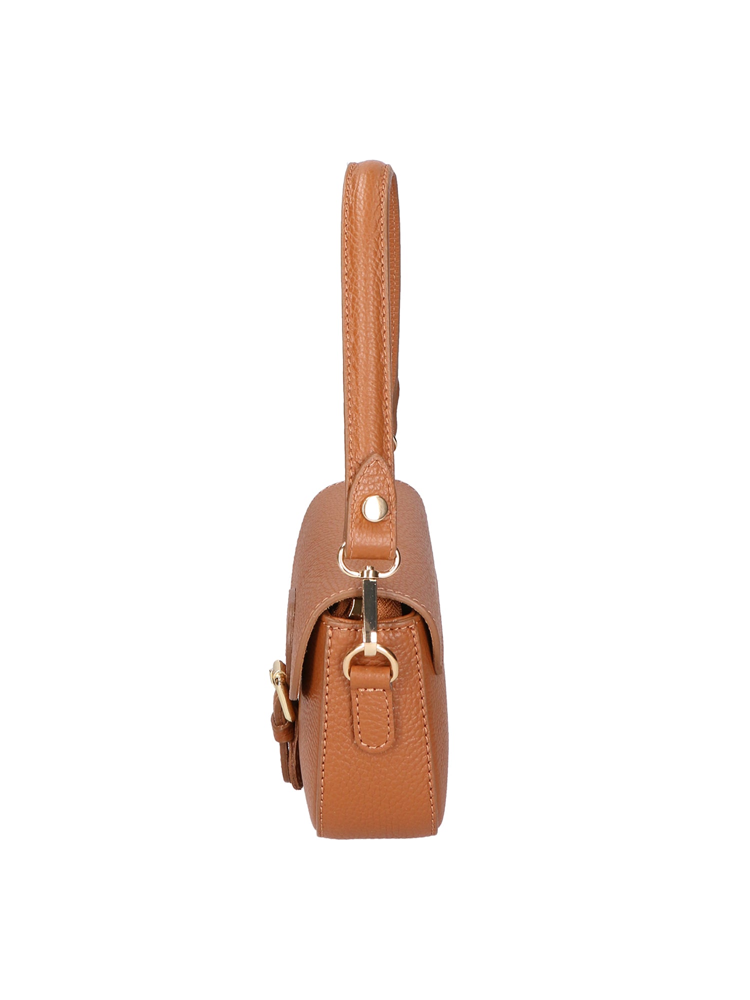 Viktoria Borsa a spalla da donna Vera pelle 06526-D17 CUOIO SCURO Gave Lux