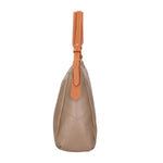 Vladimira Borsa a spalla da donna Vera pelle 06675-D40 TAUPE +D17 CUOIO Gave Lux