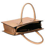 Borsa a mano da Donna Xaveria in Vera Pelle Made in Italy 30x28x10 cm