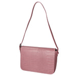 Azzurra Borsa a spalla da donna Vera pelle croco 05699- C73 ROSA ANTICO Gave Lux