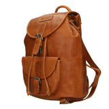 Borsa a tracolla da uomo 100% vera pelle HILB-3158-CUOIO Hill Burry