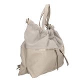 Firenze Borsa a mano da donna Vera pelle 01838-D86 GRIGIO PERLA PEARL GREY Gave Lux