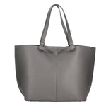 Beata Borsa a spalla da donna Vera pelle 05779-D27 GRIGIO Gave Lux