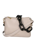 Borsa a tracolla da donna Vera pelle MYB-7024-SS-GRIGIO My Best Bag