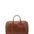 Borsa da viaggio unisex in vera pelle 100% cotone 4040-MARRONE Alessia Firenze