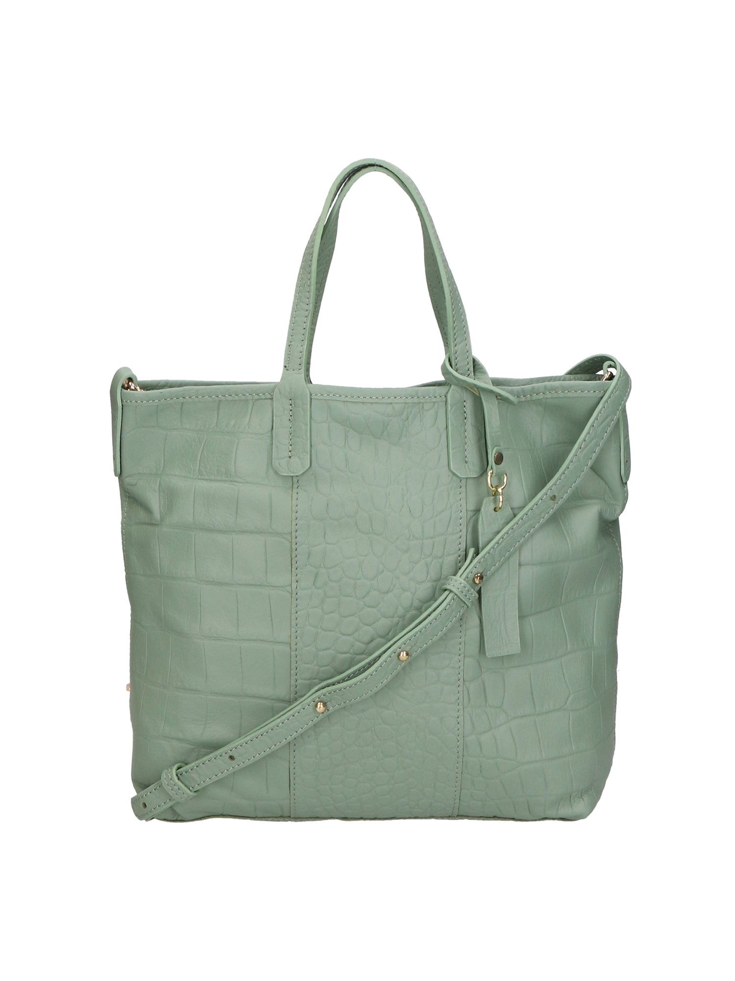 Borsa a mano da donna Vera pelle MYB-7044-SS-S96 MENTA My Best Bag