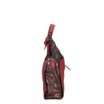 Edera Elite Borsa a spalla da donna Vera pelle LK0247-BORDEAUX Gave Lux