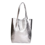 Iride Borsa a mano da donna 100% pelle 05921-DL1 ARGENTO Gave Lux