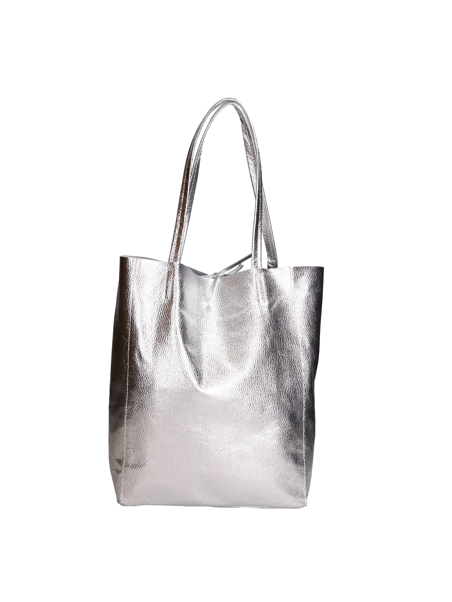 Iride Borsa a mano da donna 100% pelle 05921-DL1 ARGENTO Gave Lux