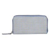 Betty Portafoglio donna in vera pelle Zip 10014-BLU Gave Lux