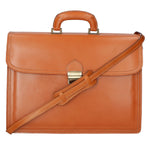 Cesare Borsa da lavoro uomo Vera pelle 7002-CUOIO Gave Lux
