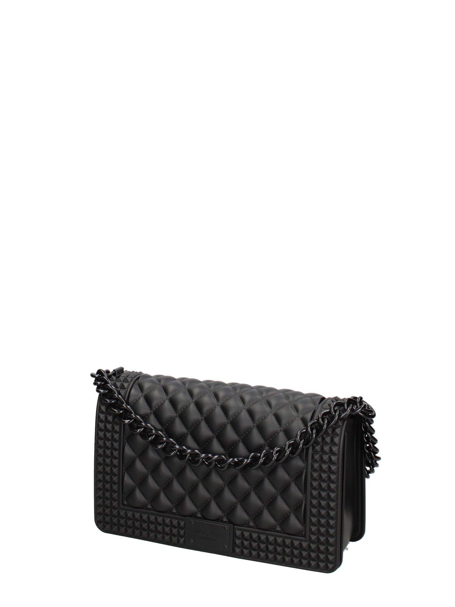 Borsa a mano donna 100% gomma FLAT PENKA M-BLACK-BLACK Marc Ellis