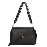 Livia Borsa a spalla da donna Vera pelle 06443-NERO Gave Lux