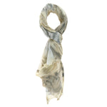 Tosca L2041-GIALLO Foulard unisex in cotone e seta Gave Lux