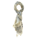 Tosca L2041-GIALLO Foulard unisex in cotone e seta Gave Lux