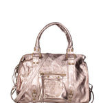 Novara Borsa a spalla da donna Vera pelle 06090 LM-L005 BRONZO Gave Lux