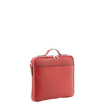 Borsa a mano unisex in vera pelle Made in Italy 4542-ROSSO Alessia Firenze