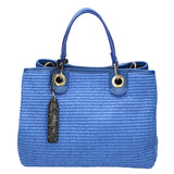 Borsa a mano da donna Paglia & Pelle MYB-05167-SS-530+D2 BLUETTE My Best Bag