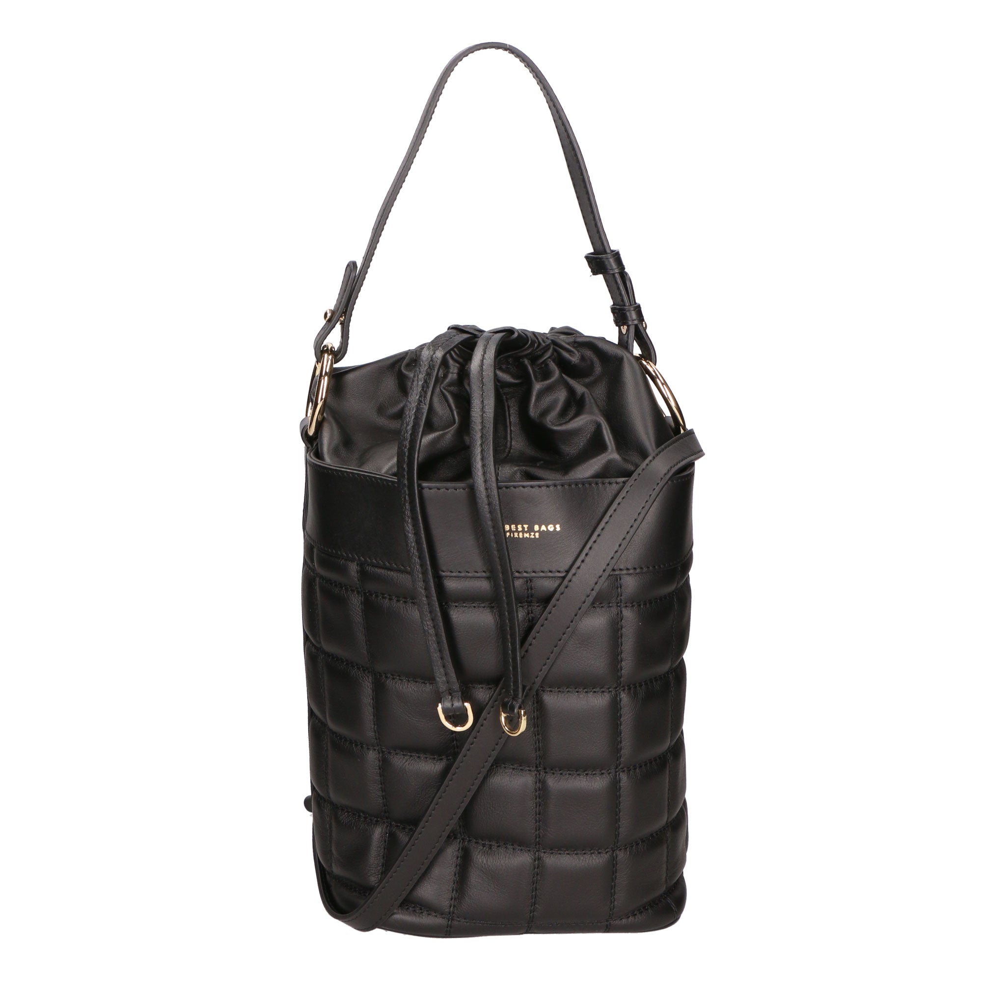 Borsa a mano da donna Vera pelle MYB-6009-FW-28 NERO My Best Bag