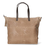 Emerenziana Borsa a spalla da donna Vera pelle 80058-TAUPE Gave Lux