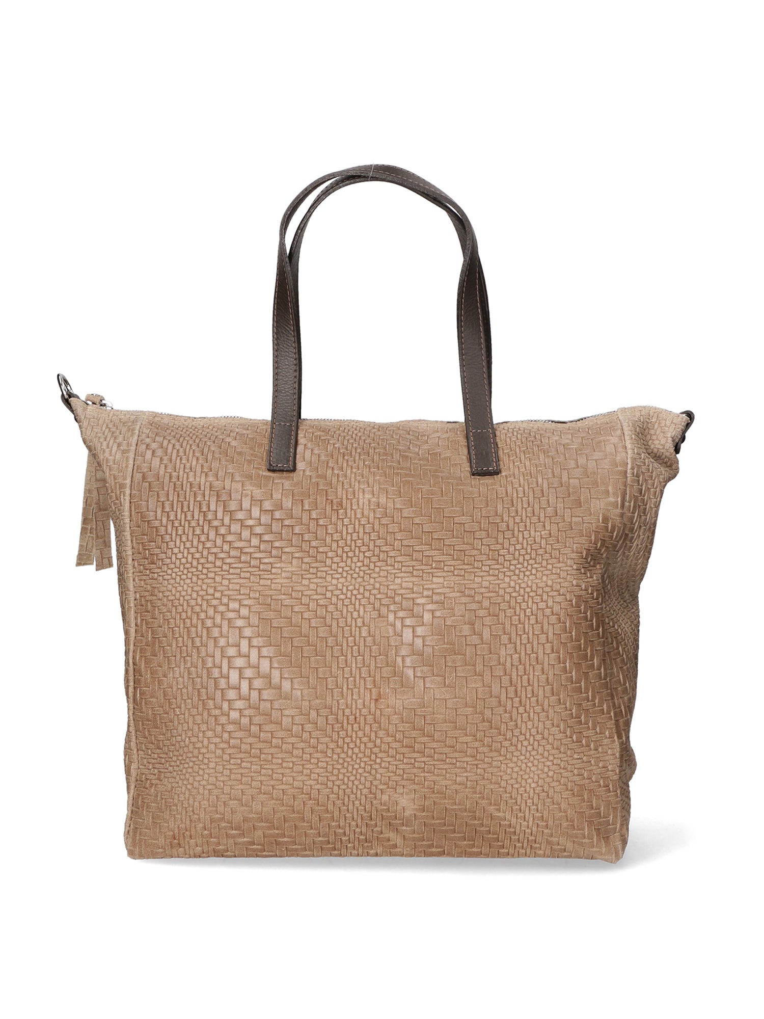 Emerenziana Borsa a spalla da donna Vera pelle 80058-TAUPE Gave Lux