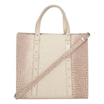 Borsa a mano da donna Vera pelle effetto coccodrillo MYB-8005-FW-SAFARI My Best Bag
