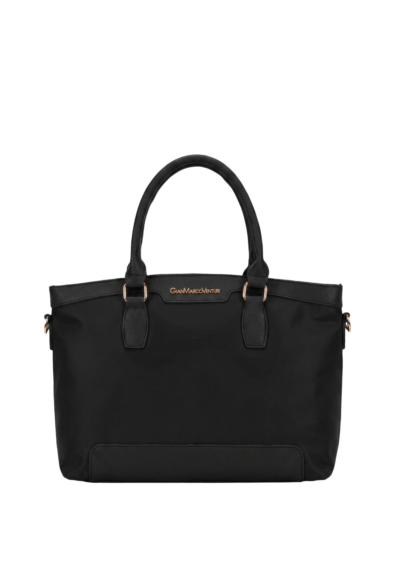 Borsa a Spalla in Pvc Nero