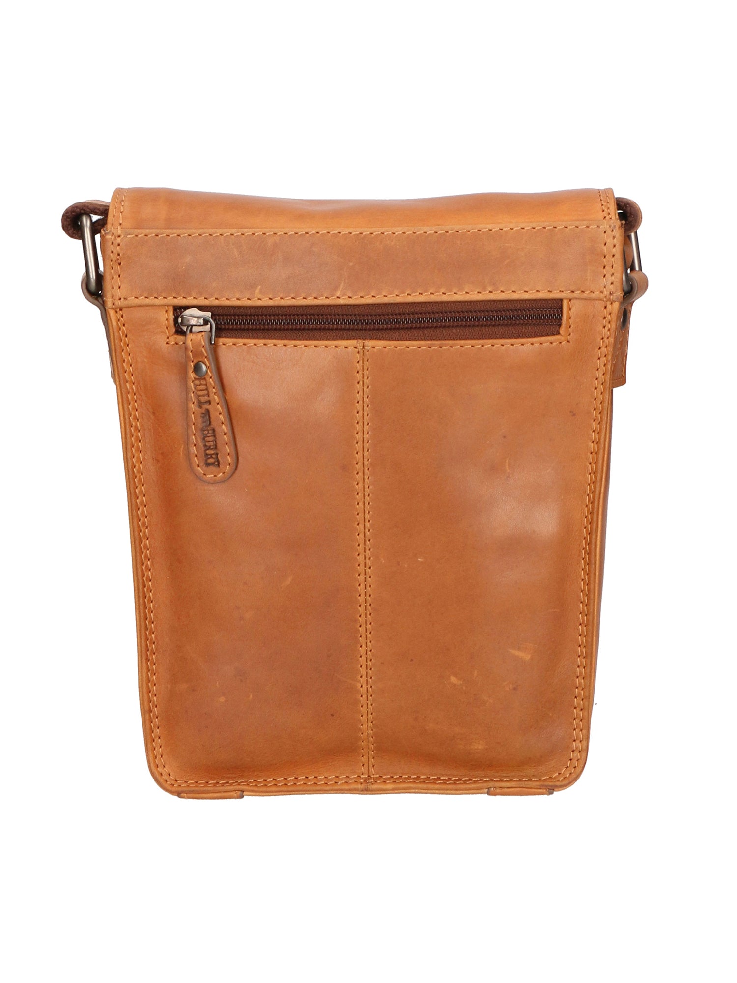 Borsa a tracolla da uomo 100% vera pelle HILB-3183-CUOIO Hill Burry