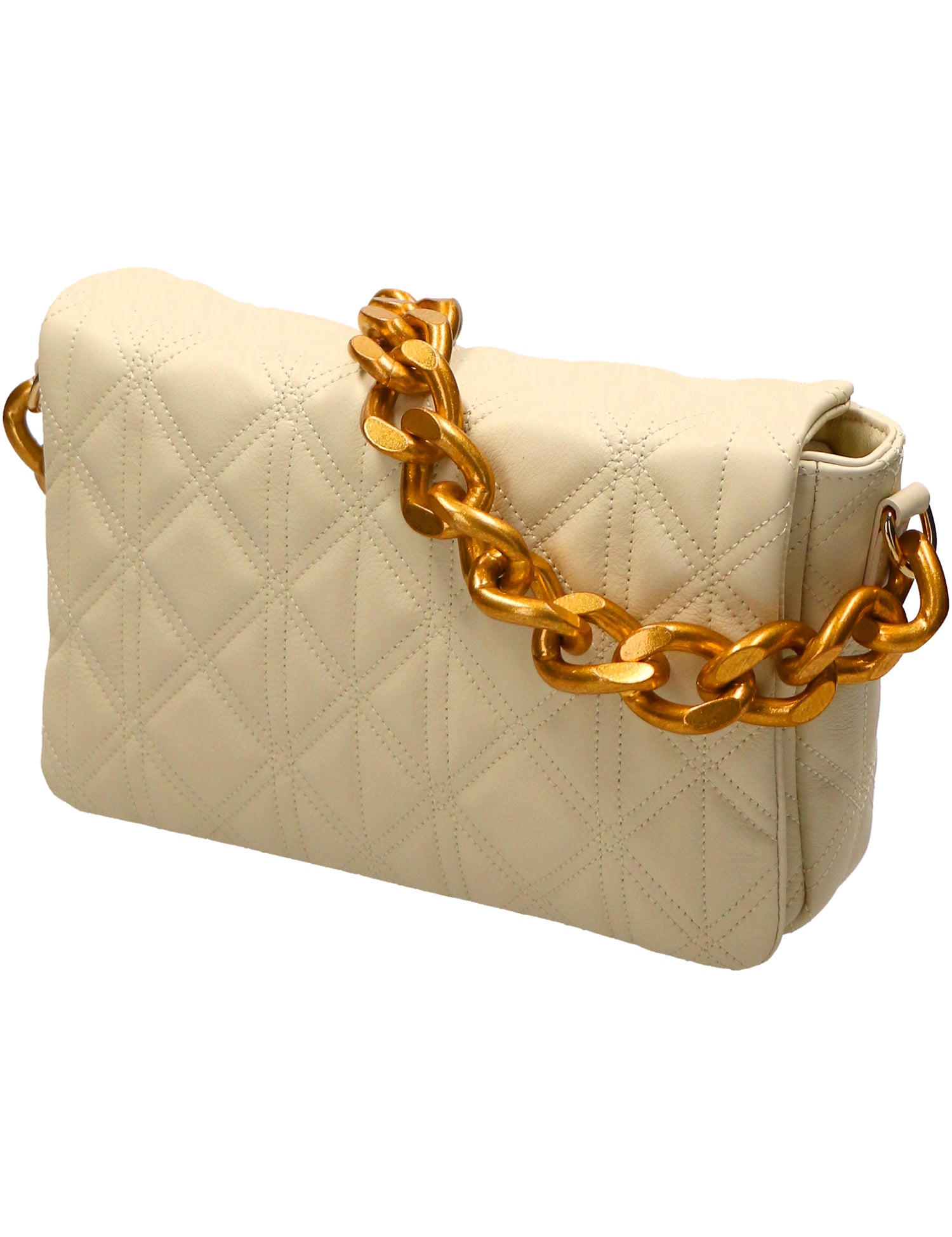 Aurélia Borsa a spalla da donna Vera pelle 04542-S37 LATTE Gave Lux