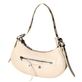 Galatea Borsa a spalla da donna Vera pelle 05708-D37 LATTE MILK Gave Lux