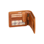 Portafoglio uomo in vera pelle RFID HILB-113BE-CUOIO Hill Burry