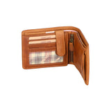 Portafoglio uomo in vera pelle RFID HILB-113BE-CUOIO Hill Burry