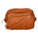 Ancilla 05305-S44 CUOIO Pochette da donna in vera pelle Gave Lux