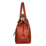 Deborah Borsa a mano da donna Pelle Croco Stampata 7727-C17 CUOIO COGNAC Gave Lux