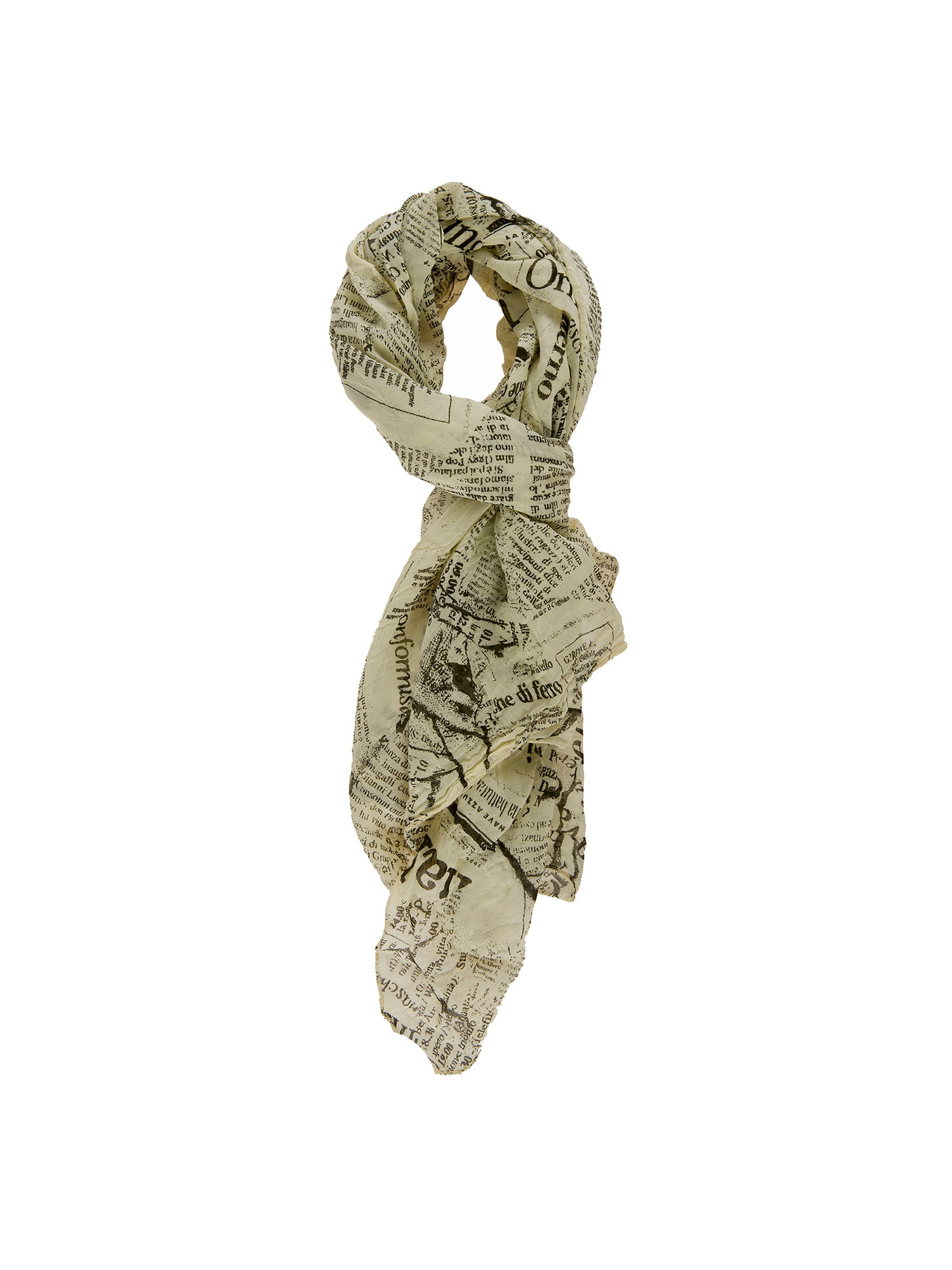 Shana L1020-GIALLO Foulard unisex in cotone e seta Gave Lux