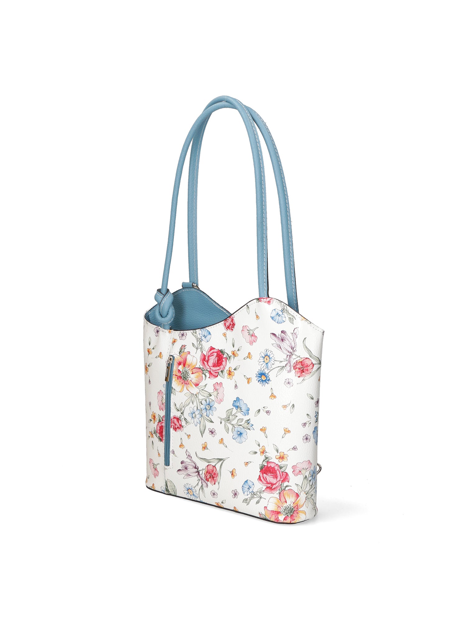 Elsa Borsa a spalla da donna Vera pelle 80056-D24 BLU JEANS Gave Lux