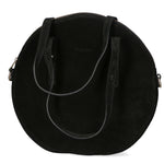Borsa a mano da donna Vera pelle scamosciata MYB-8033-FW-NERO My Best Bag