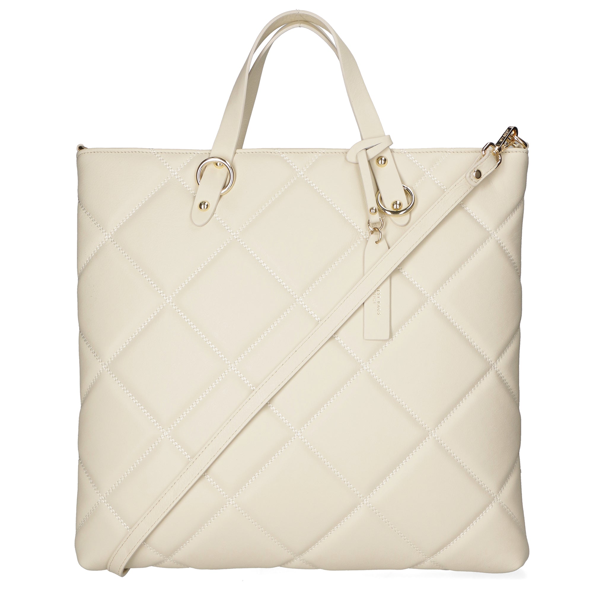 Borsa a mano da donna 100% pelle MYB-8042-FW-S37 LATTE My Best Bag