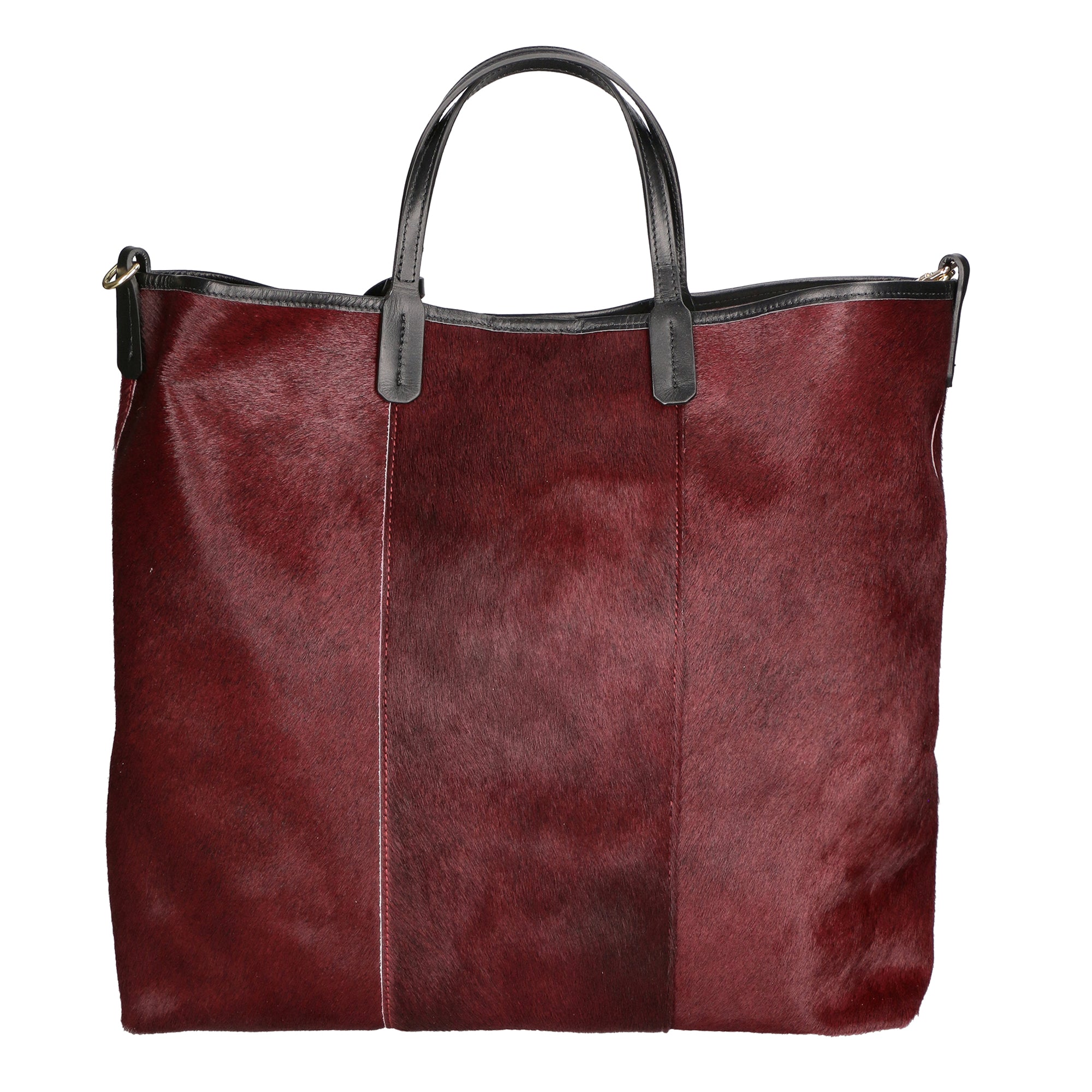 Borsa a mano da donna Vera pelle MYB-8053-FW-BORGOGNA My Best Bag