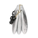 Borsa a tracolla da donna Vera pelle MYB-8019-FW-ARGENTO My Best Bag