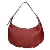 Licia Borsa a spalla da donna Vera pelle 06512-ROSSO SCURO Gave Lux