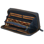 Portafoglio da uomo in vera pelle RFID HILB-3628-BLU Hill Burry
